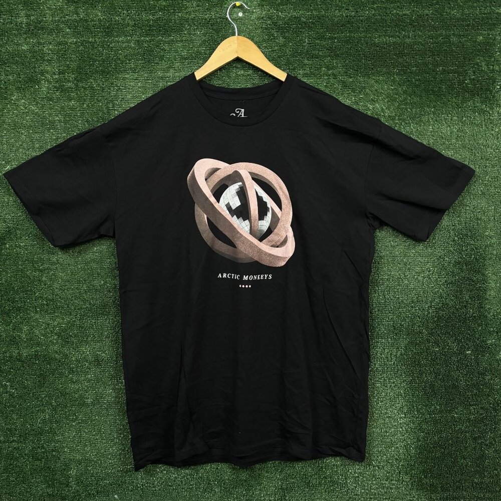 Arctic Monkeys Distorted Mirrorball North American Tour Tshirt size 2XL